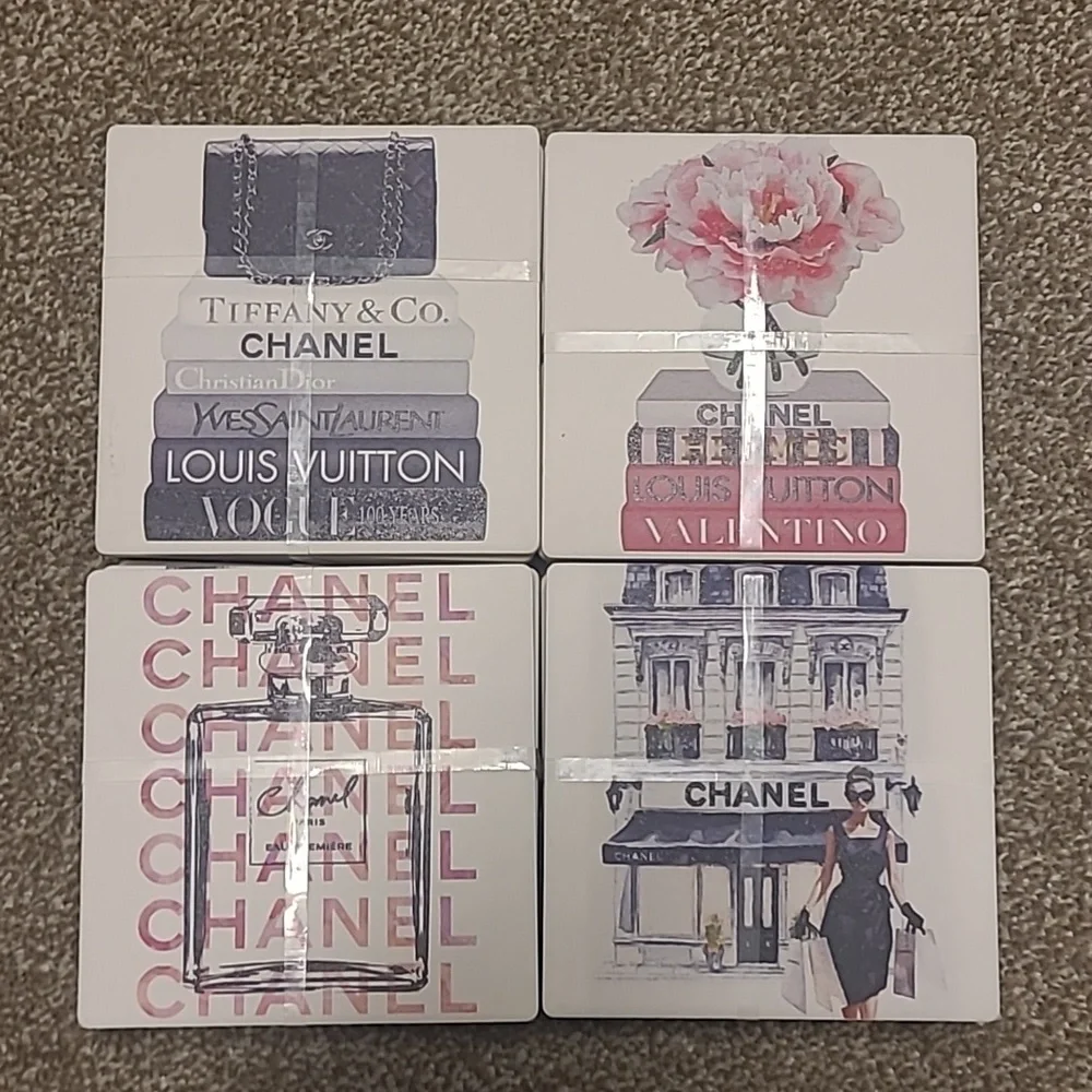 NWT Fashion Coaster Sets by Amanda Greenwood